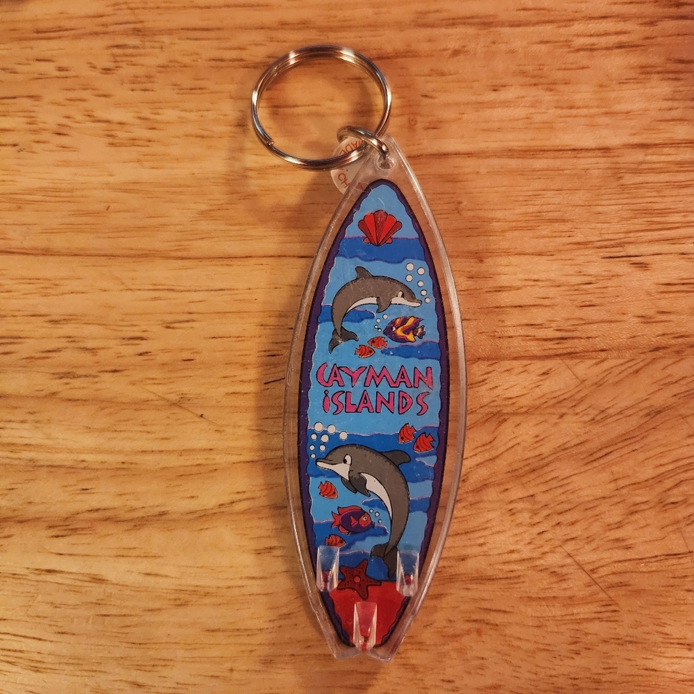 Cayman Islands Dolphin Keychain